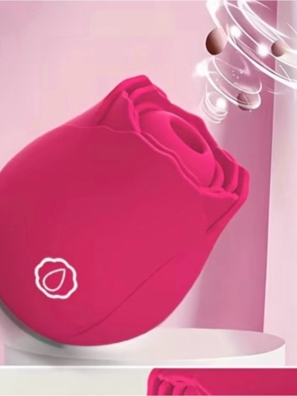 Pink Rose-Shaped Scented Body Device - Women's Bath & Body